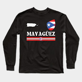 Mayaguez Puerto Rico Flag Mayaguez Puerto Rico Mayaguez Long Sleeve T-Shirt